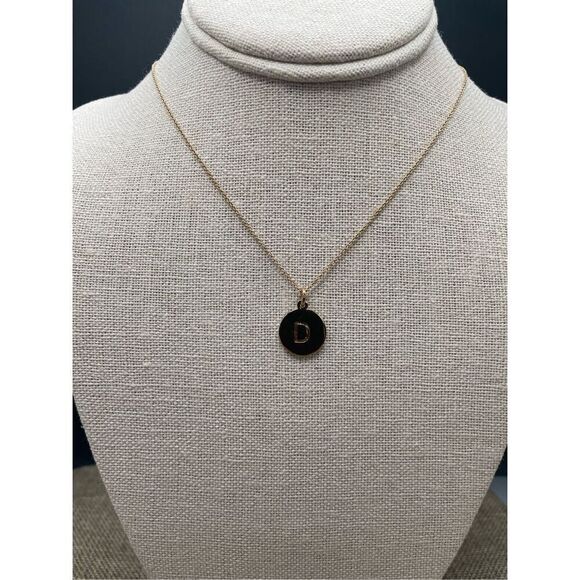 Kate Spade One in a Million Initial Necklace Letter D Gold Plated Rolo Chain - Picture 10 of 10